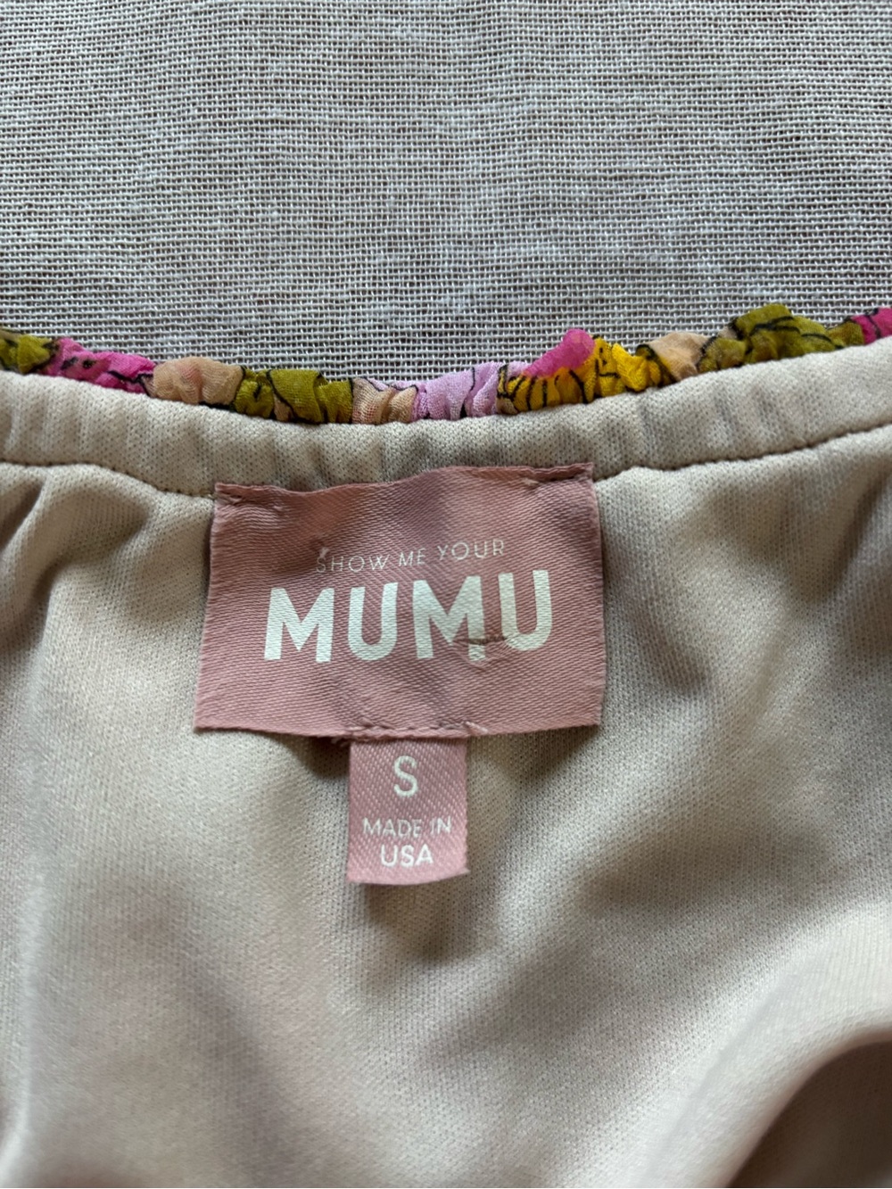 Show Me Your Mumu floral chiffon boho cropped top. - Picture 11 of 16